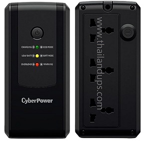 Cyberpowe ut650eg - 3 sockets แบบ universal เป็น line interactive และรับประกัน 2 ปี onsite service.